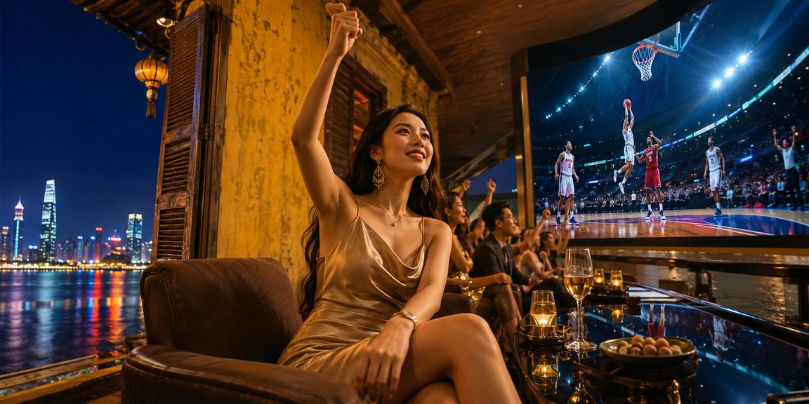 Người dùng tại Hội An theo dõi kết quả bóng rổ và đặt cược qua điện thoại